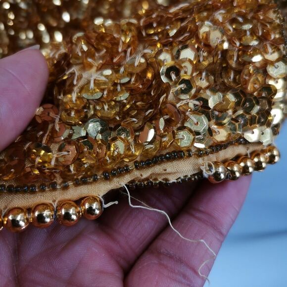 Vintage All Gold Sequin Dress - Picture 8 of 13